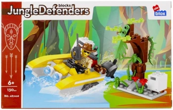 Klocki konstrukcyjne Alleblox Jungle 130el27x17x4 48/96