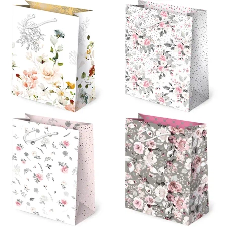 Torebki prezentowe T4-106 Kwiaty 10 sztuk - PAW S.C.