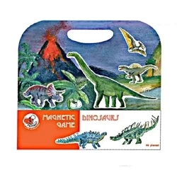 Układanka, gra magnetyczna, Dinozaury - Egmont Toys