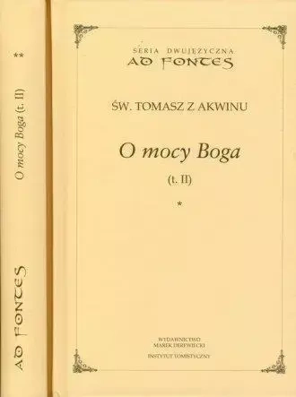 O mocy Boga T.2 cz.1-2 - św. Tomasz z Akwinu