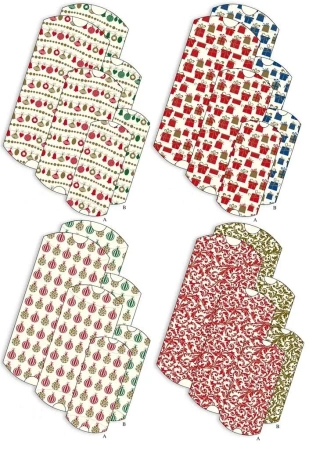 Zestaw pudełek prezentowych Święta Bożego Narodzen - Rossi