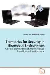 Biometrics for Security in Bluetooth Environment - Soni Puneet