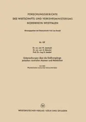 Untersuchungen Uber Die Stossvorgange Zwischen Neutralen Atomen Und Molekulen - Waldemar Jawtusch