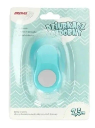 Dziurkacz ozdobny - Koło 2,5cm MIX - Brewis