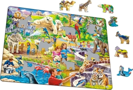 Układanka Puzzle zoo Maxi - Larsen