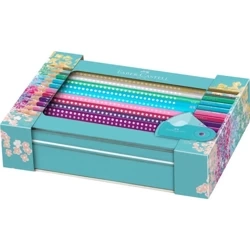 Kredki Sparkle 20szt z temperówką Sleeve Mini - Faber Castell