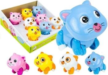 Zwierzątka nakręcane Kotki chodzą MIX - Leantoys