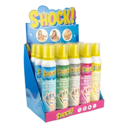 SHOCK! Pianko-żel 200ml Display 15 sztuk Mix - TUBAN