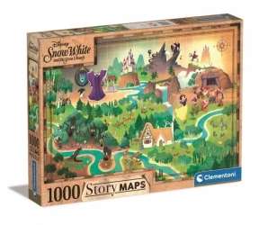 Puzzle 1000 Story Maps Śnieżka - Clementoni