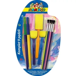 Zestaw pędzli 9szt - Titanum