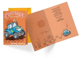 Karnet B6 PR-409 Urodziny dziecięce - Kukartka