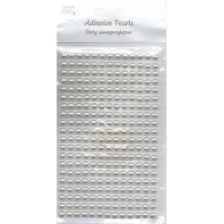 Perełki samoprzylepne Ivory 6mm 260szt - Dalprint dpCraft