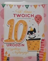 Karnet Urodziny 10 - YEKU