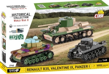 Historical Collection Renault R35,Valentine IX .. - Cobi