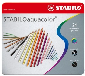 Kredki akwarelowe Aquacolor 24 kolory STABILO