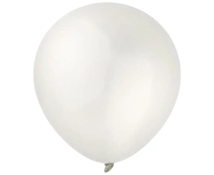 Balony Decomex metallic Pearl White 100szt - Godan
