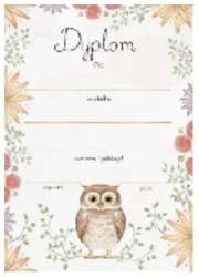 Dyplom A4 Sówka (25szt) - Henry