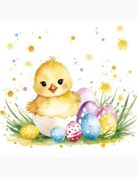 Serwetki MAKI Lunch SL 330X330 Wielkanoc 013101 - POL-MAK