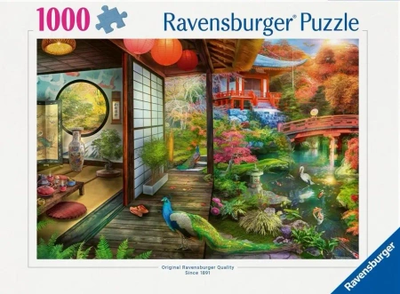 Puzzle 1000 Japońska herbaciarnia - Ravensburger