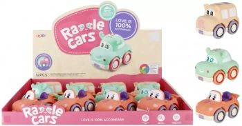 Auto Cartoon Grzechotka 10cm Mc Disp12/144