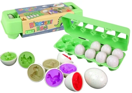 Jaja dinozaura układanka - Leantoys