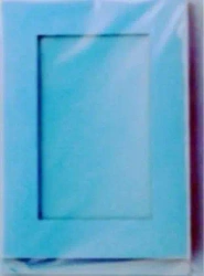 Karta passepartout + koperta jasnoniebieska 5szt - Galeria Hobby