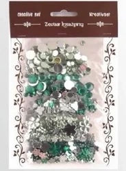 Zestaw kamyczków zielonych 35g - Galeria Hobby