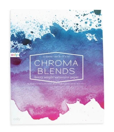 Blok do malowania akwarelami 15 arkuszy - Kolorowe Baloniki