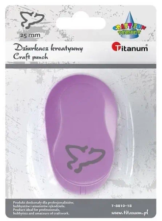 Dziurkacz z motywem Gołąb obrys 25 mm - Titanum
