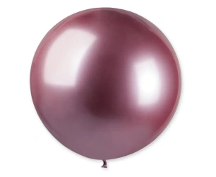 Balon kula shiny różowa 0,80m 5szt - Godan
