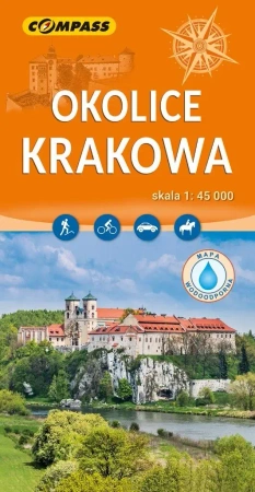 Mapa - Okolice Krakowa 1:45 000 - praca zbiorowa
