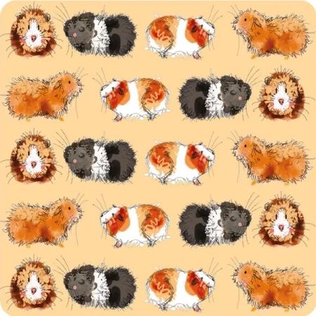 Podkładka pod kubek C218 Świnki morskie - Alex Clark