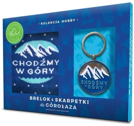 Zestaw brelok + skarpetki dla górołaza - Pan Dragon