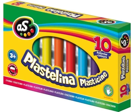 Plastelina 10 kolorów AS - ASTRA papiernicze