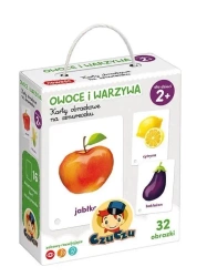 CzuCzu Karty obrazkowe na sznurku Owoce i warzywa - opracowanie zbiorowe