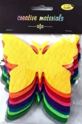 Motyle z filcu 11,5x8,5cm 9szt - Galeria Hobby