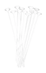 Papierowe patyki do balonów 18 szt - Arpex dekoracje