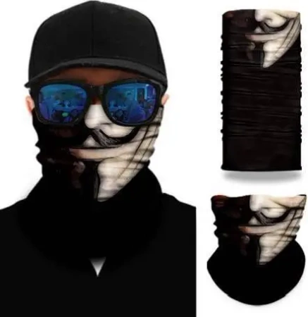 Chusta bandana antybakteryjna - Anonymous - Nice Idea
