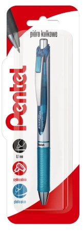 Pióro kulkowe 0,7 mm EnerGel BL77 błękitny 1 szt. - PENTEL