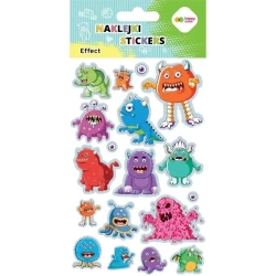 Naklejki Monsters 10x20cm HAPPY COLOR - GDD
