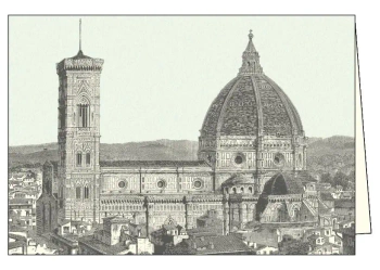 Karnet z kopertą ITW 006 Firenze Cattedrale S.Mari - Rossi