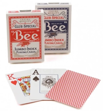 Karty BEE Jumbo indeks - Bicycle