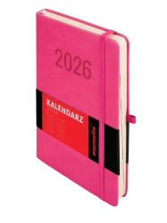 Kalendarz 2026 A5 Memofix DNS różowy - -