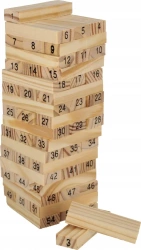 Gra. Wieża drewniana. Cyfry - Mega Creative