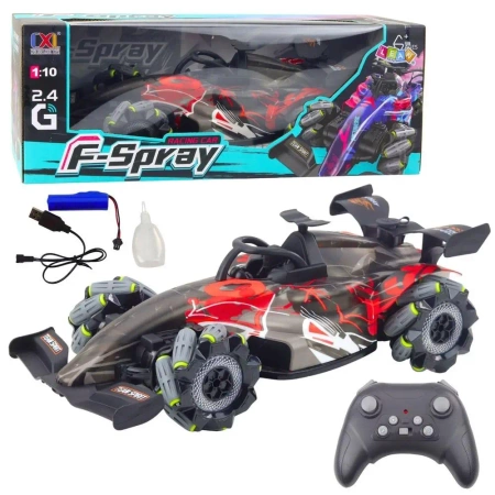 Wyścigówka R/C światło dźwięk para wodna 1:10 - Leantoys