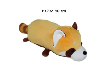 Poduszka wałek panda czerwona 50cm - Sun-Day