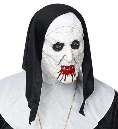 Maska na Halloween Zakonnica - Widmann