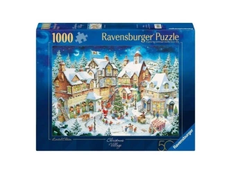 Puzzle 1000 Białe święta 50 urodziny - Ravensburger