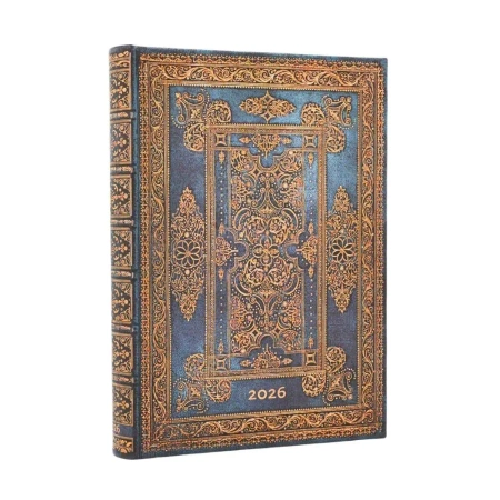 Kalendarz książkowy midi 2026 Blue Luxe - Paperblanks