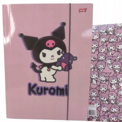 Teczka z gumką A4 300 g/m2. Kuromi Violet
